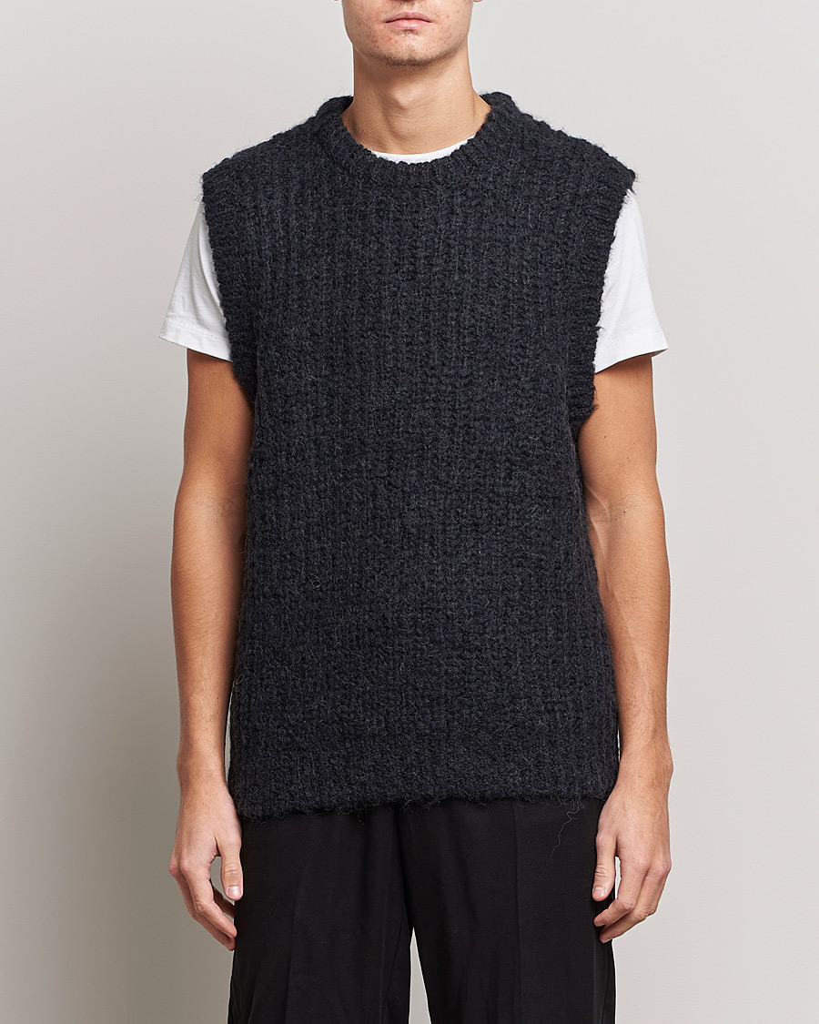 Herr | Västar & Slipovers | J.Lindeberg | Alfons Wool Slipover Black