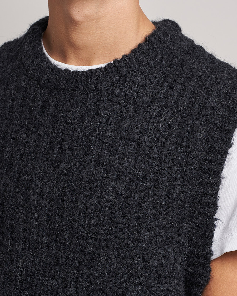 Herr | Tröjor | J.Lindeberg | Alfons Wool Slipover Black