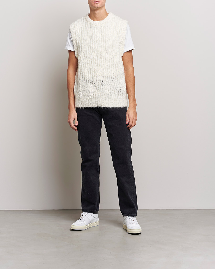 Herr | Tröjor | J.Lindeberg | Alfons Wool Slipover Cloud White