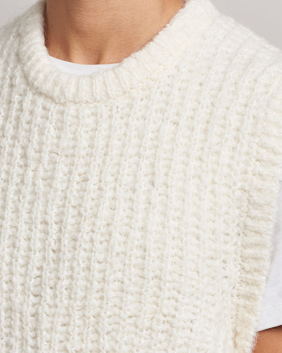Herr | Tröjor | J.Lindeberg | Alfons Wool Slipover Cloud White
