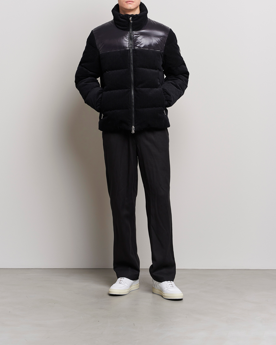 Herr | Jackor | J.Lindeberg | Baker Cord Down Jacket Black