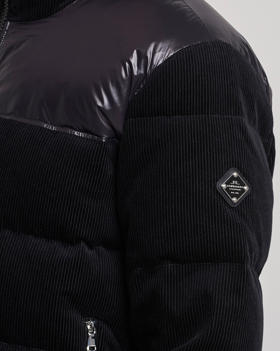 Herr | Jackor | J.Lindeberg | Baker Cord Down Jacket Black