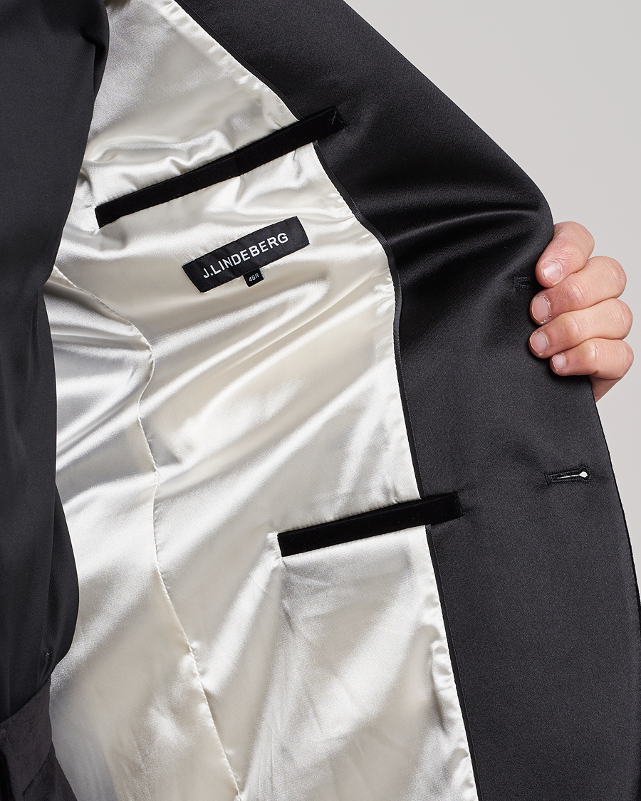 Herr | Kavajer | J.Lindeberg | Lenny Velvet Blazer Black