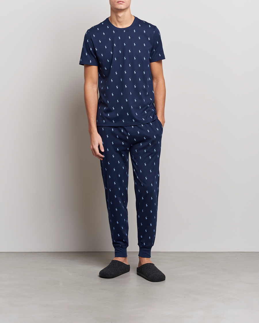 Herr | Pyjamas & Morgonrockar | Polo Ralph Lauren | Printed Pony Pyjama Pants Navy
