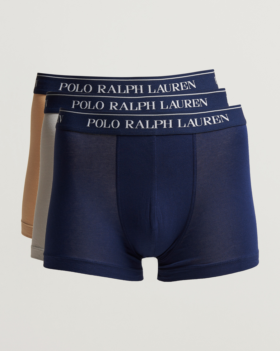 Herr | Underkläder | Polo Ralph Lauren | 3-Pack Trunk Grey/Navy/Sand