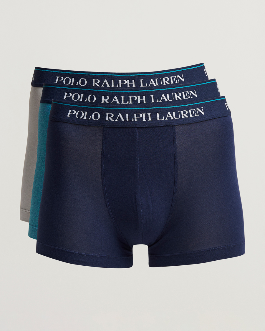 Herr | Underkläder | Polo Ralph Lauren | 3-Pack Trunk Grey/Peacock/Navy