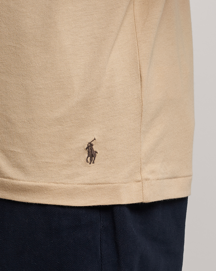 Herr | T-Shirts | Polo Ralph Lauren | 3-Pack Crew Neck T-Shirt Grey/Navy/Sand Dune