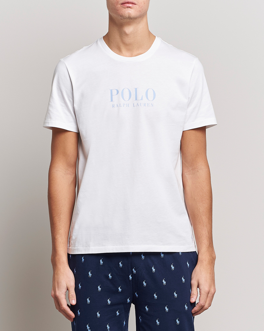 Herr | Kortärmade t-shirts | Polo Ralph Lauren | Cotton Logo Crew Neck T-Shirt Austin Blue