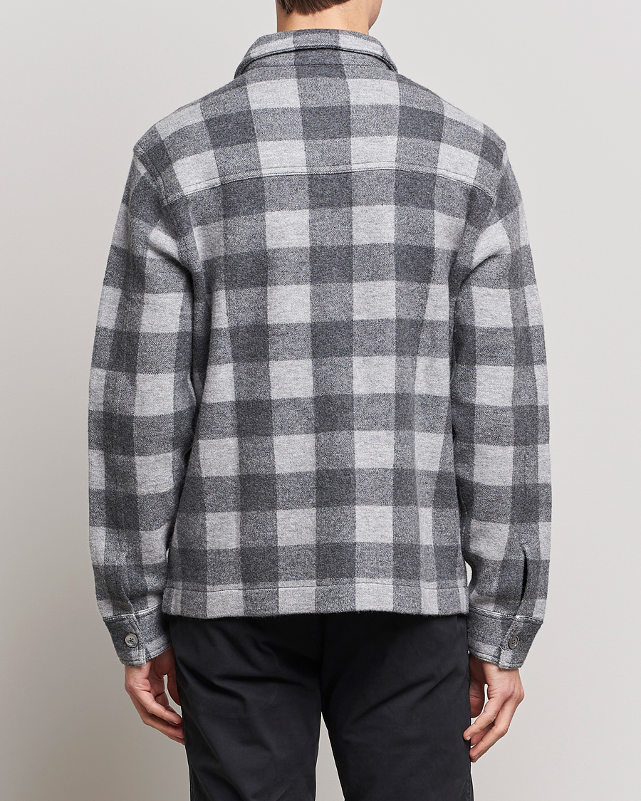 Herr | Skjortor | Polo Ralph Lauren | Checked Wool Overshirt Jacket Grey Multi