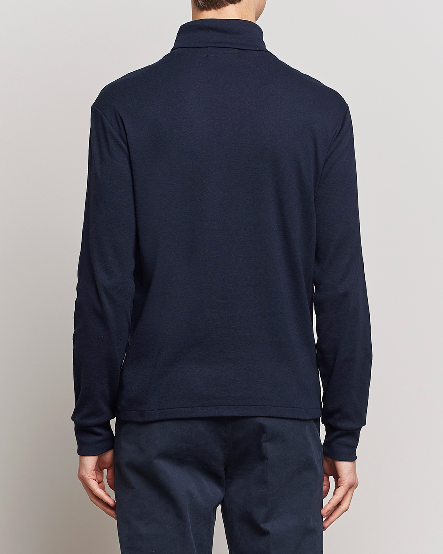Herr | Tröjor | Polo Ralph Lauren | Rib Knitted Polo Aviator Navy