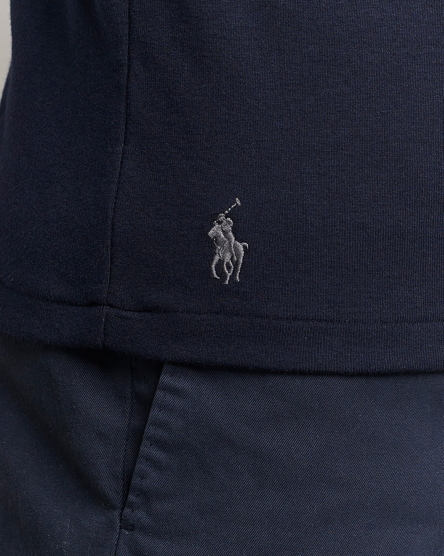 Herr | Tröjor | Polo Ralph Lauren | Rib Knitted Polo Aviator Navy