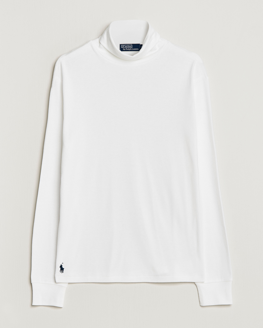Herr | Tröjor | Polo Ralph Lauren | Rib Knitted Polo White