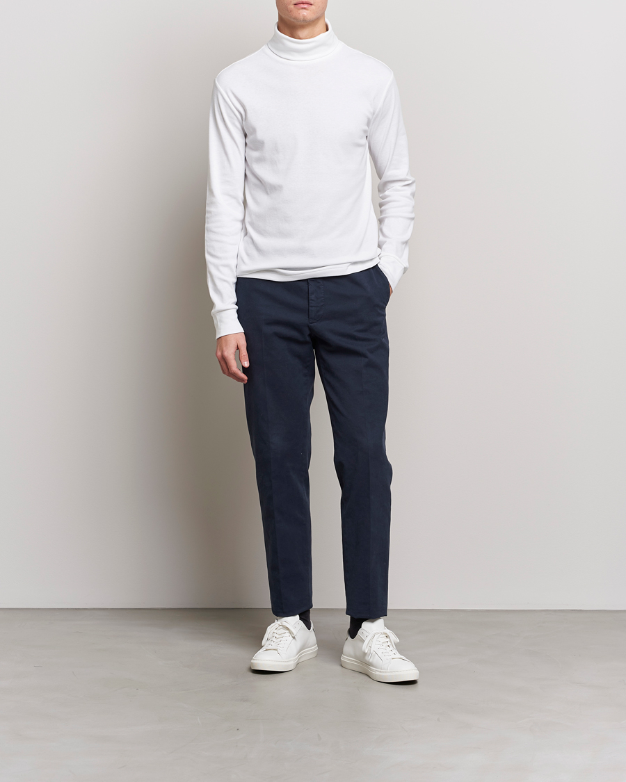 Herr | Tröjor | Polo Ralph Lauren | Rib Knitted Polo White