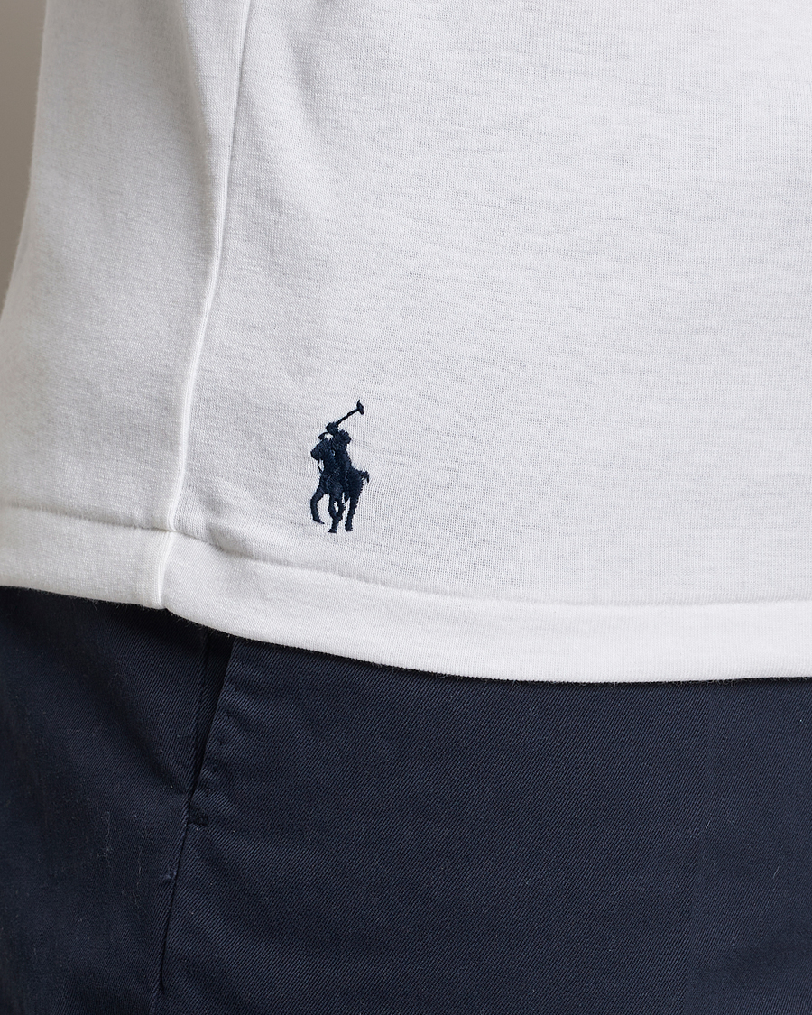 Herr | Tröjor | Polo Ralph Lauren | Rib Knitted Polo White