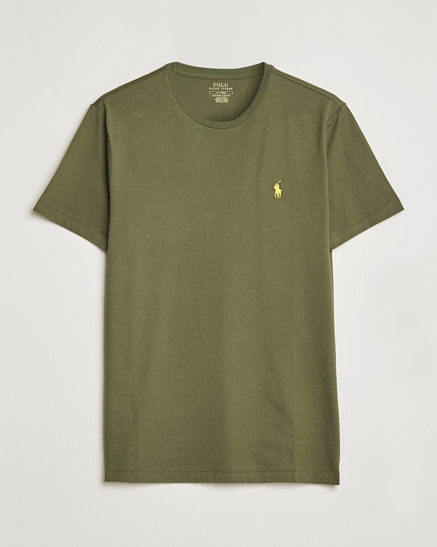 Herr | T-Shirts | Polo Ralph Lauren | Crew Neck T-Shirt Dark Sage