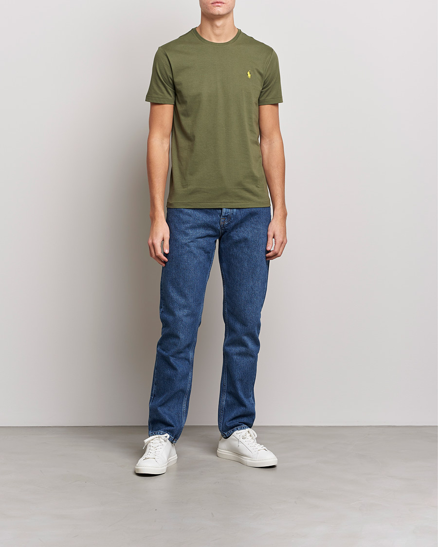 Herr | T-Shirts | Polo Ralph Lauren | Crew Neck T-Shirt Dark Sage