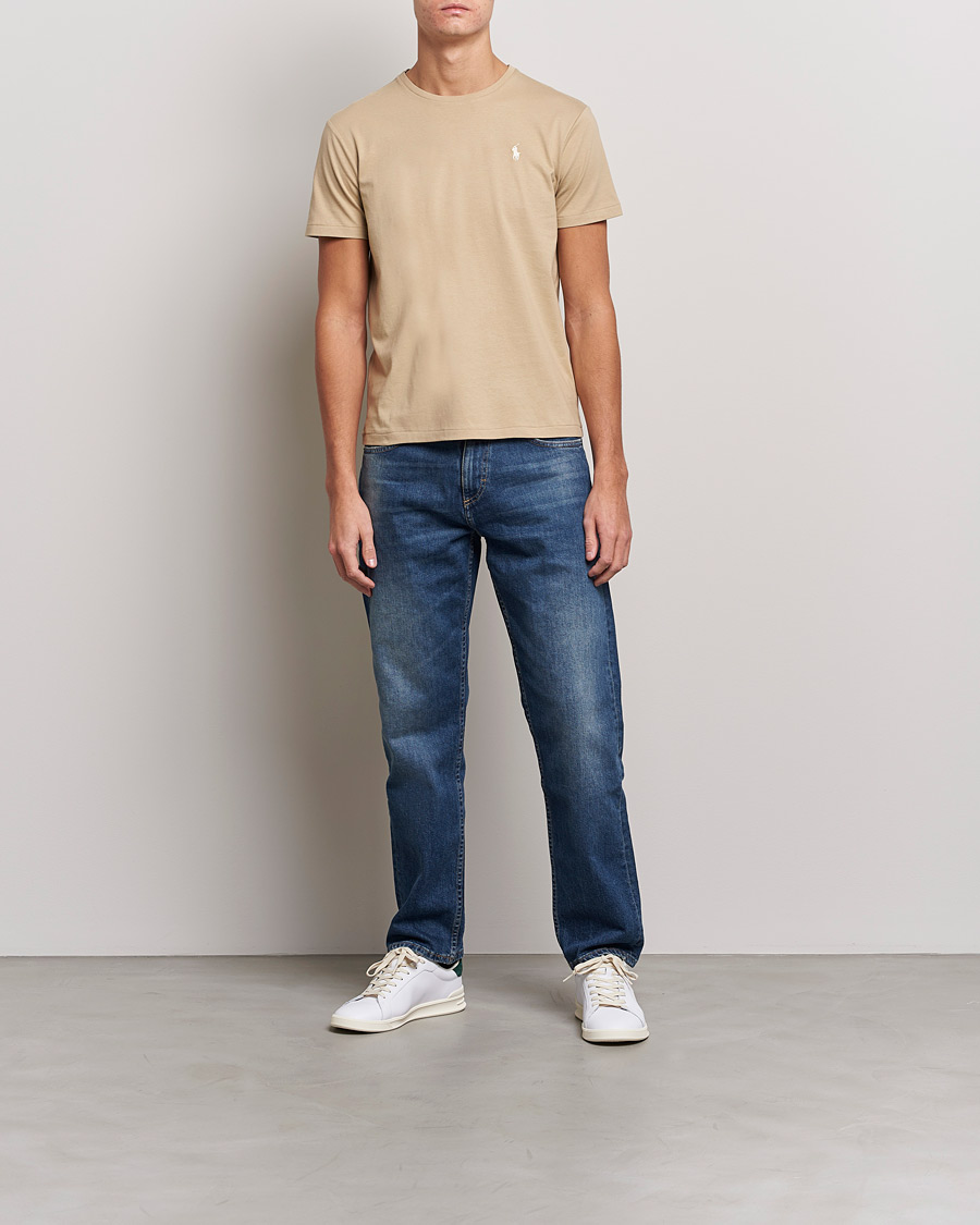Herr | T-Shirts | Polo Ralph Lauren | Crew Neck T-Shirt Coastal Beige