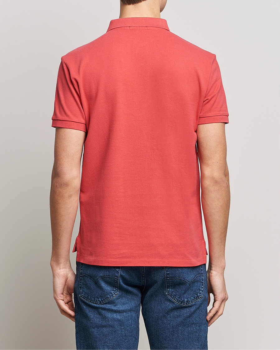 Herr | Pikéer | Polo Ralph Lauren | Custom Slim Fit Polo Starboard Red