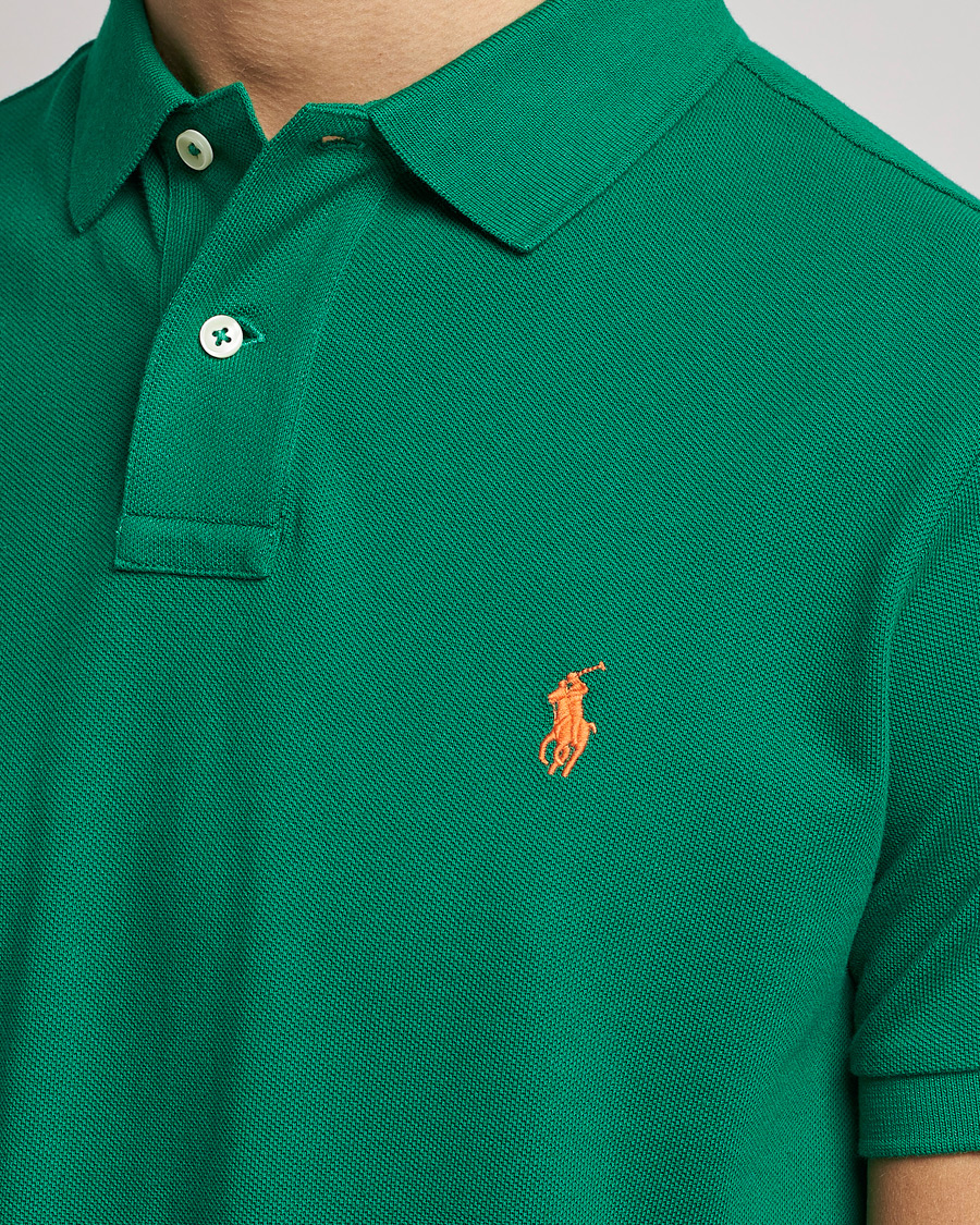 Herr | Pikéer | Polo Ralph Lauren | Custom Slim Fit Polo Primary Green