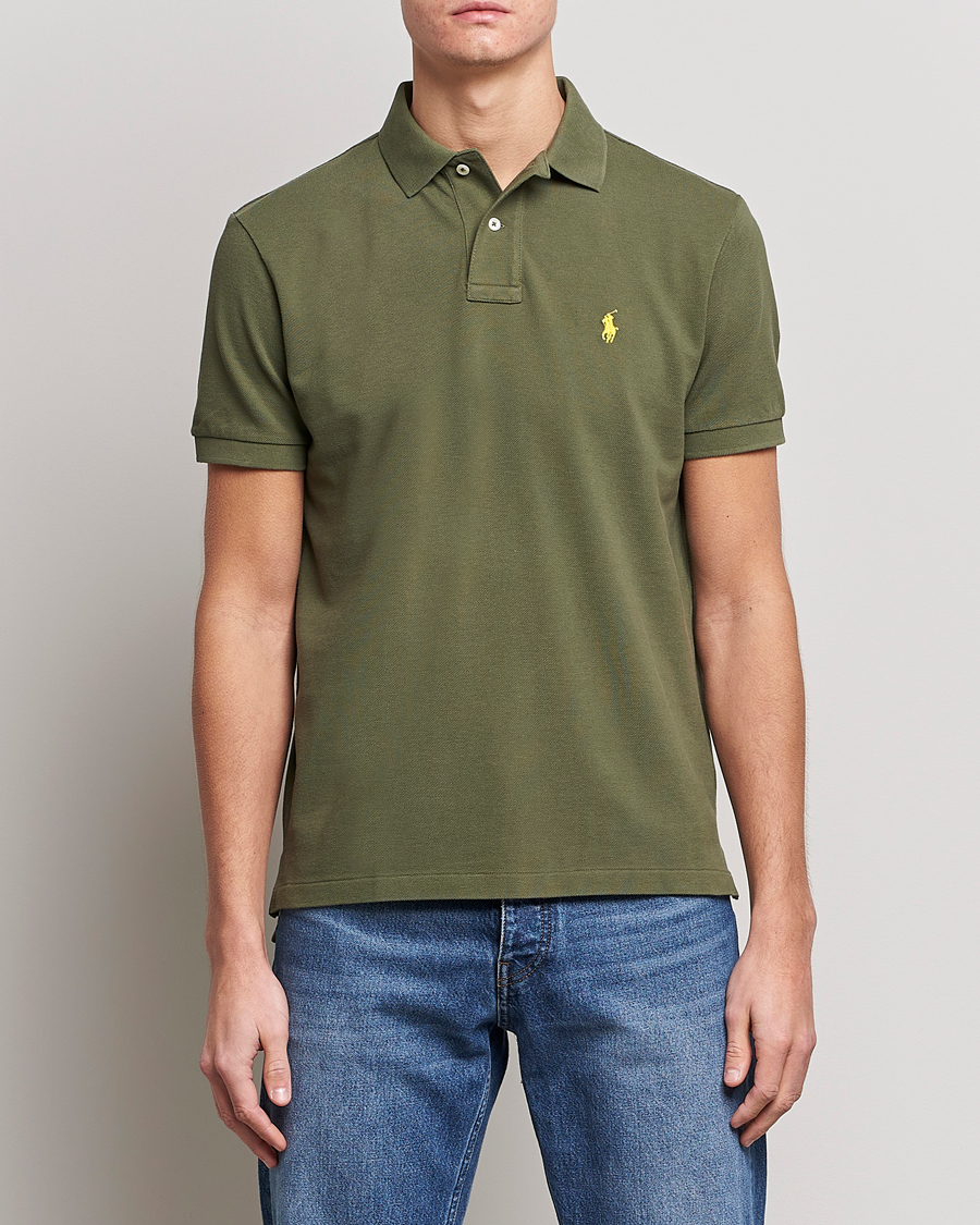 Herr | Polo Ralph Lauren | Polo Ralph Lauren | Custom Slim Fit Polo Dark Sage