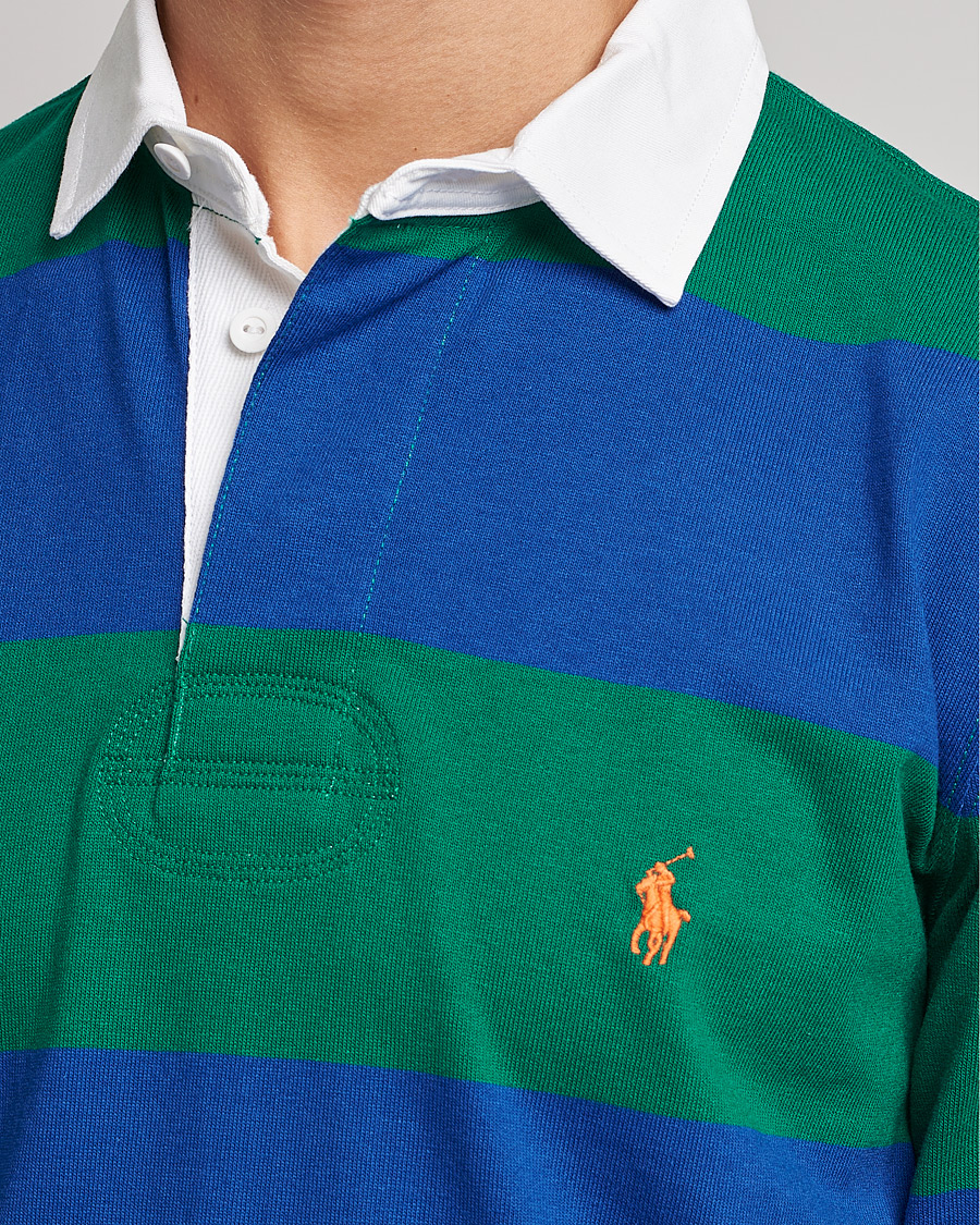 Herr | Tröjor | Polo Ralph Lauren | Jersey Striped Rugger Blue/Green