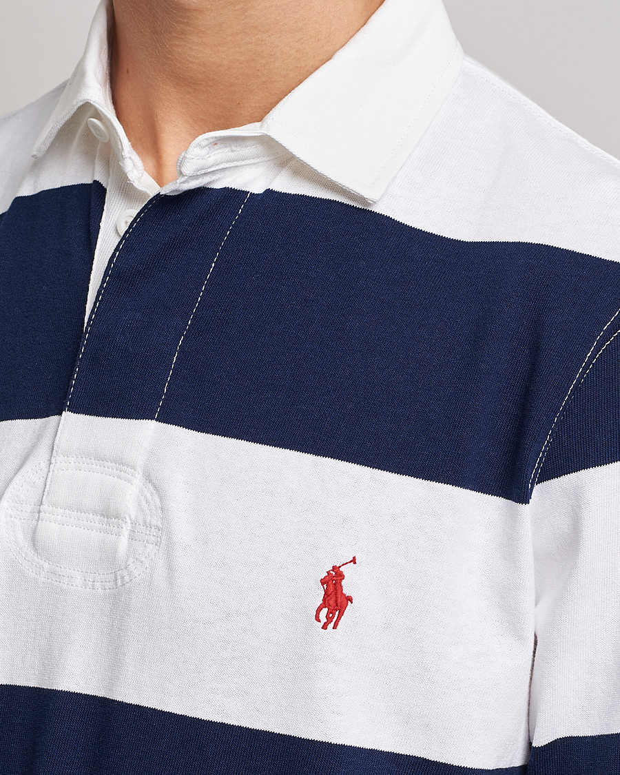 Herr | Tröjor | Polo Ralph Lauren | Striped Rugger Navy/White