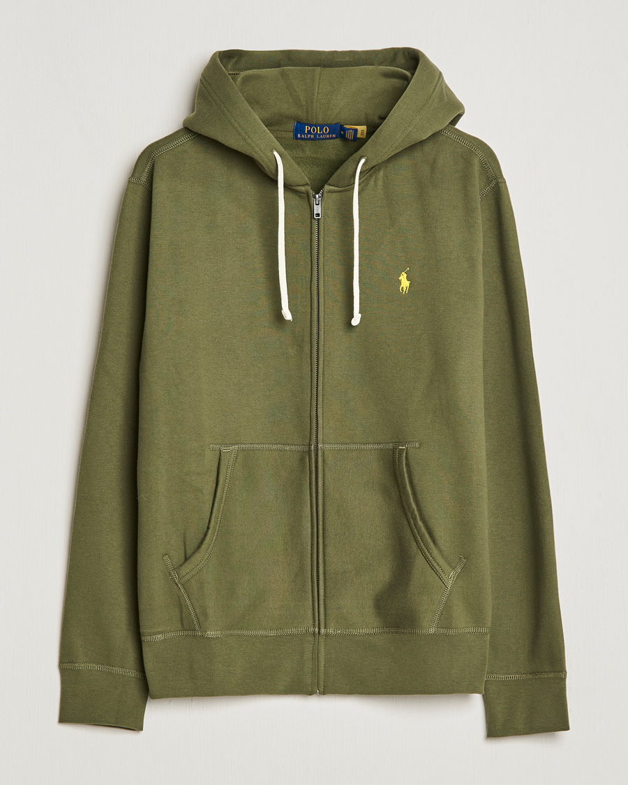 Herr | Tröjor | Polo Ralph Lauren | Fleece Full-Zip Hoodie Dark Sage