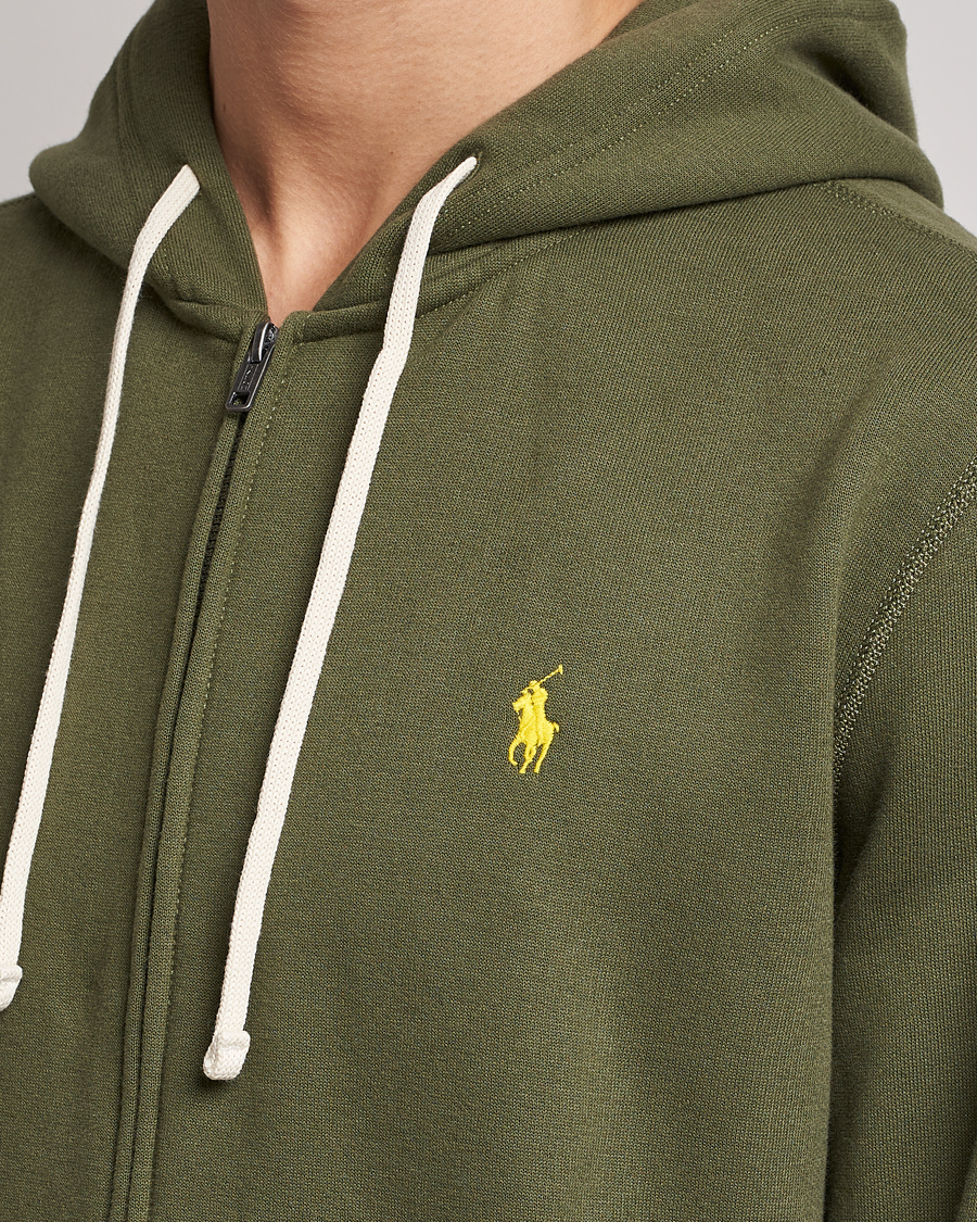 Herr | Tröjor | Polo Ralph Lauren | Fleece Full-Zip Hoodie Dark Sage
