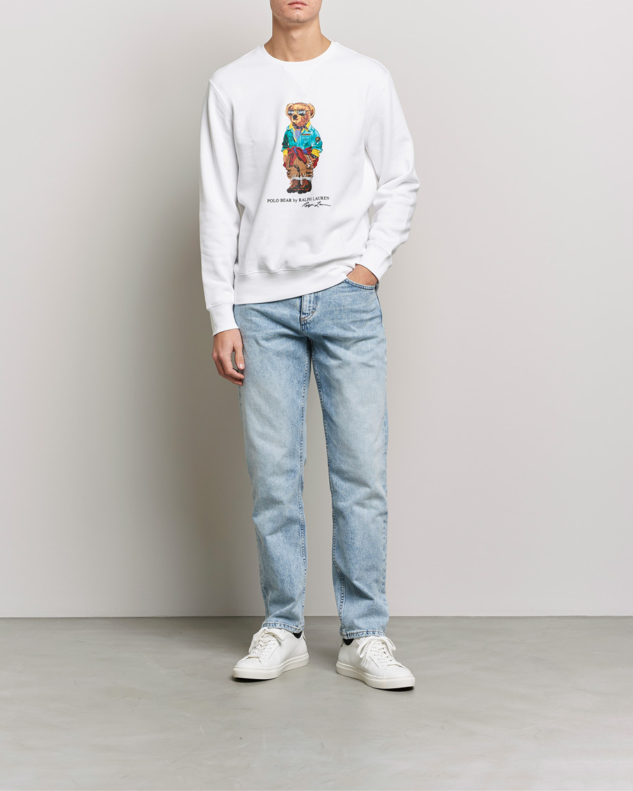 Herr |  | Polo Ralph Lauren | Magic Fleece Printed Bear Sweatshirt Coastal Beige