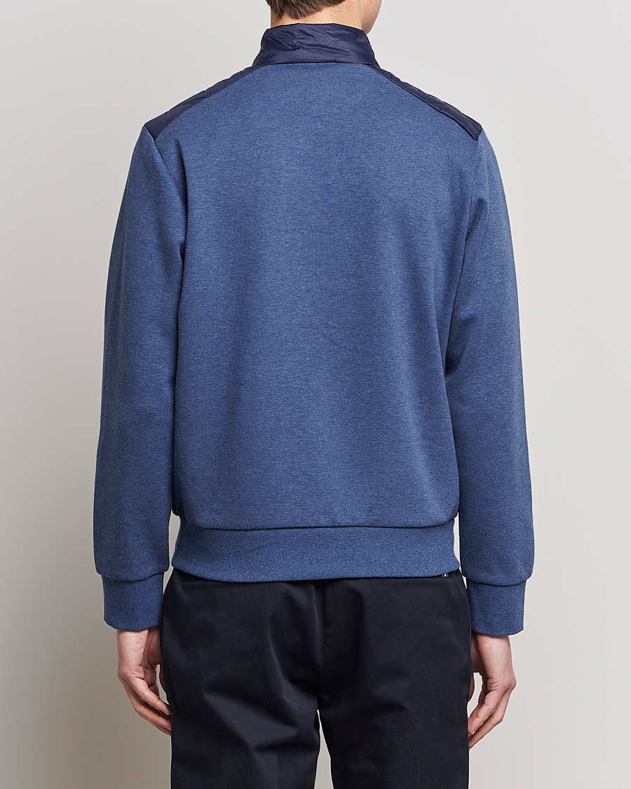 Herr | Tröjor | Polo Ralph Lauren | Tech Double Knit Hybrid Full Zip Newport Navy
