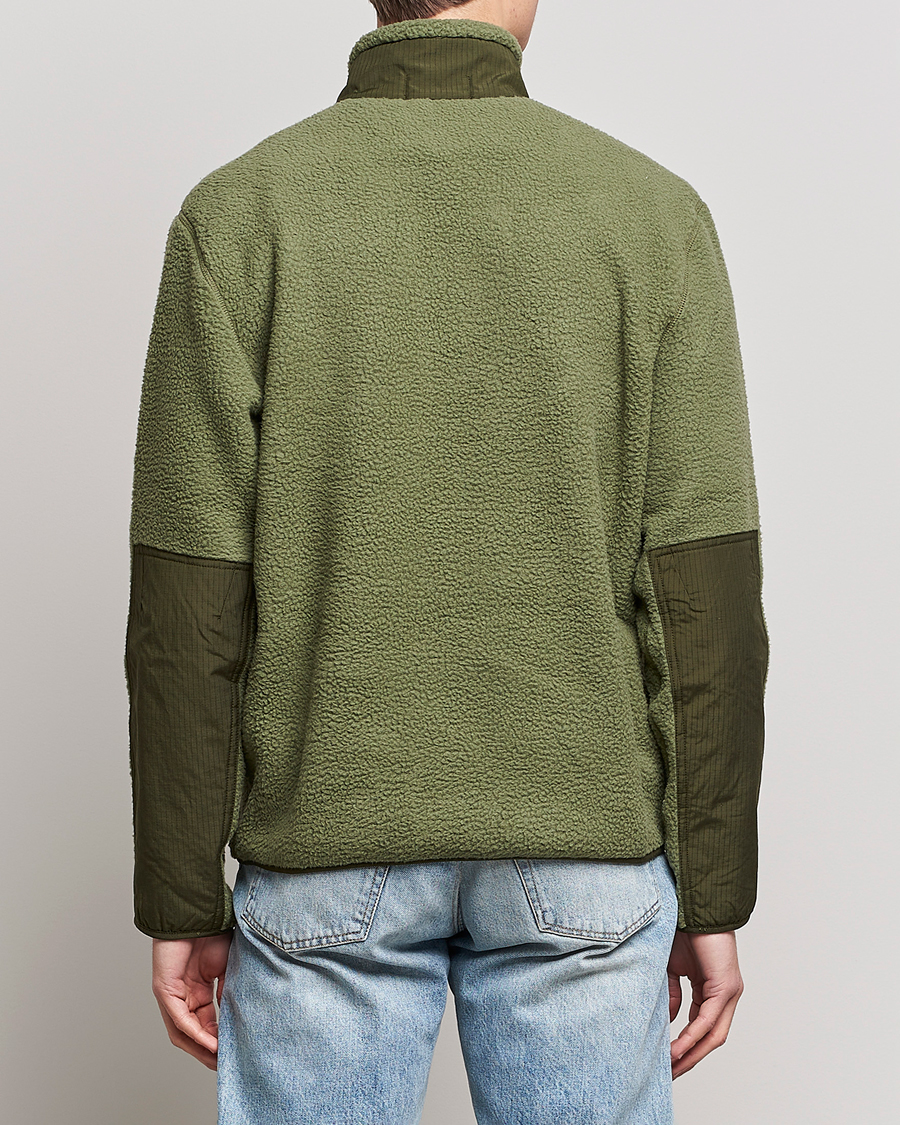 Herr | Tröjor | Polo Ralph Lauren | Curly Sherpa Half Zip Company Olive