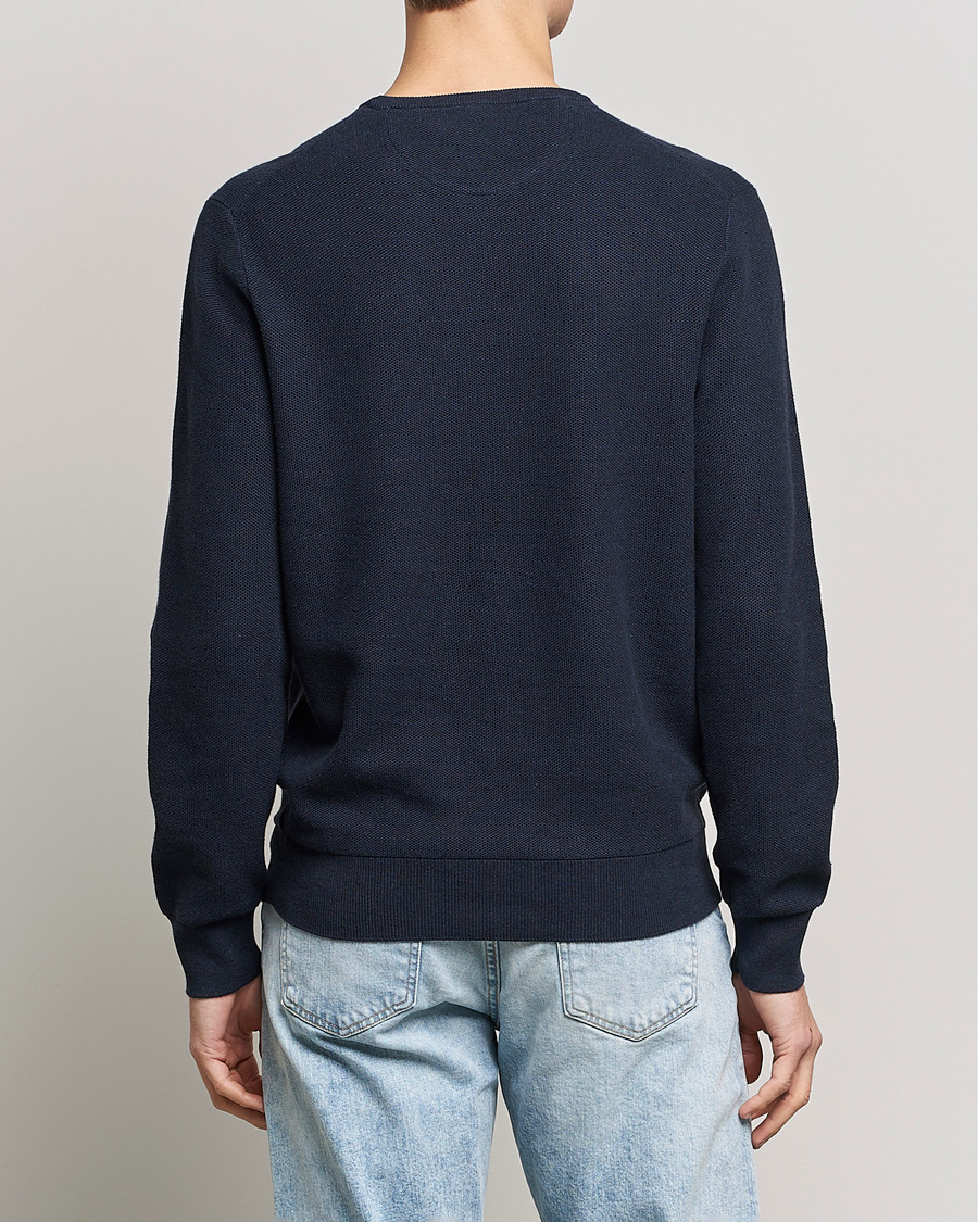 Herr | Tröjor | Polo Ralph Lauren | Textured Crew Neck Sweater Navy Heather