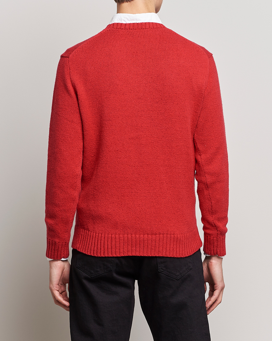 Herr | Tröjor | Polo Ralph Lauren | Lunar New Year Bear Knitted Sweater Red