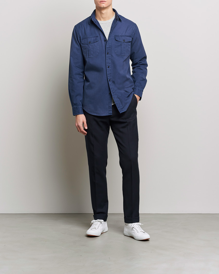 Herr | Skjortor | Polo Ralph Lauren | Classic Fit Twill Shirt Newport Navy