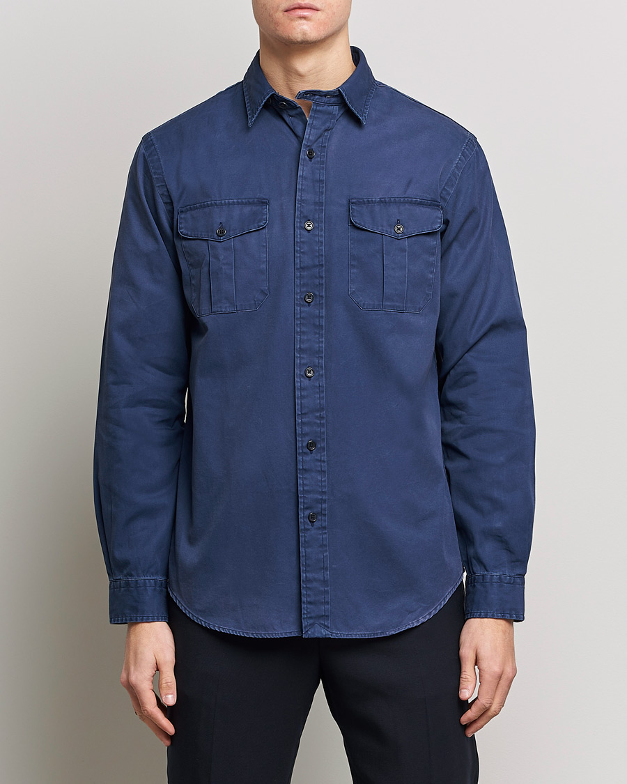Herr | Skjortor | Polo Ralph Lauren | Classic Fit Twill Shirt Newport Navy