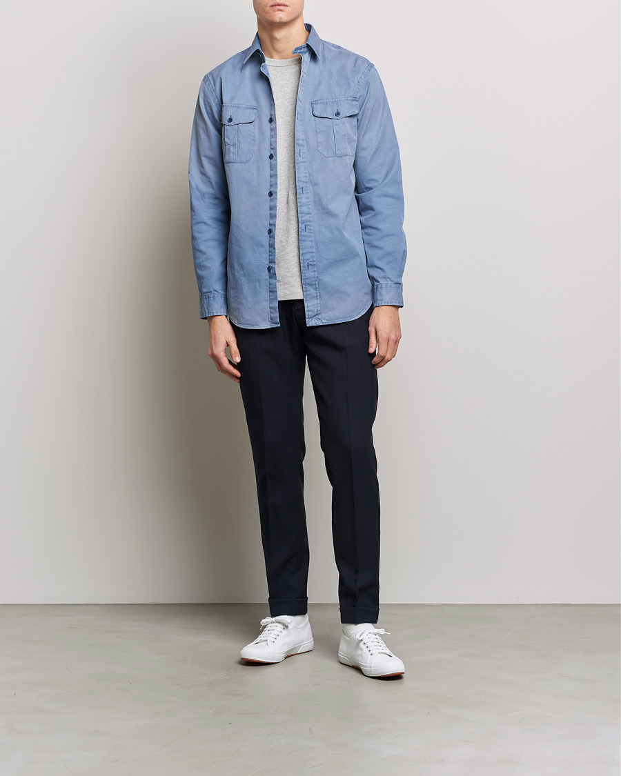 Herr | Skjortor | Polo Ralph Lauren | Classic Fit Twill Shirt Carson Blue