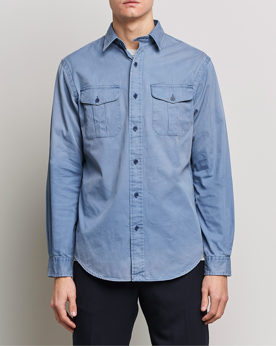 Herr |  | Polo Ralph Lauren | Classic Fit Twill Shirt Carson Blue
