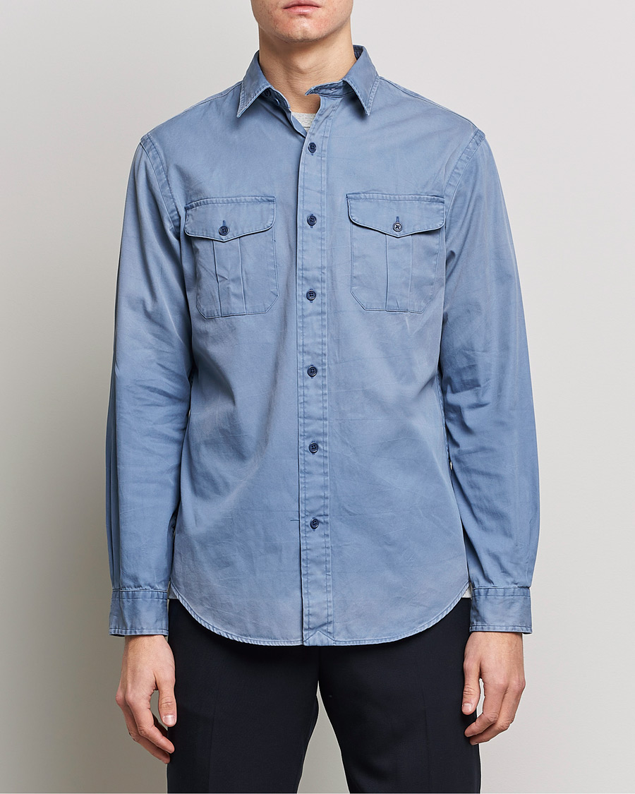 Herr | Skjortor | Polo Ralph Lauren | Classic Fit Twill Shirt Carson Blue
