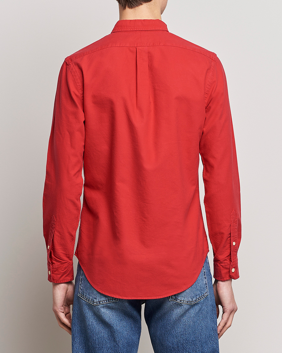 Herr | Skjortor | Polo Ralph Lauren | Slim Fit Garment Dyed Oxford Shirt Red