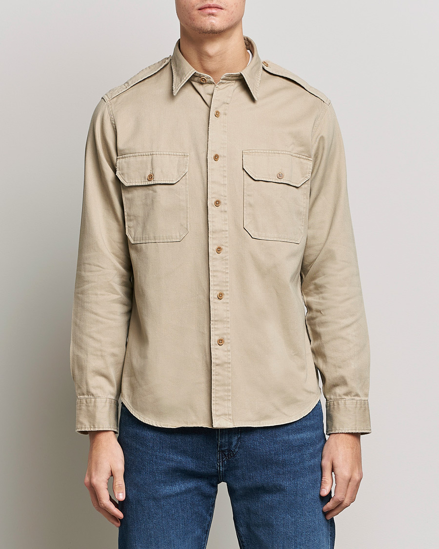 Herr | Skjortjackor | Polo Ralph Lauren | Twill Safari Pocket Overshirt Khaki