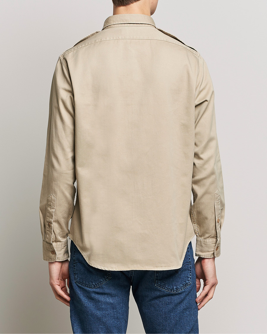 Herr | Skjortor | Polo Ralph Lauren | Twill Safari Pocket Overshirt Khaki