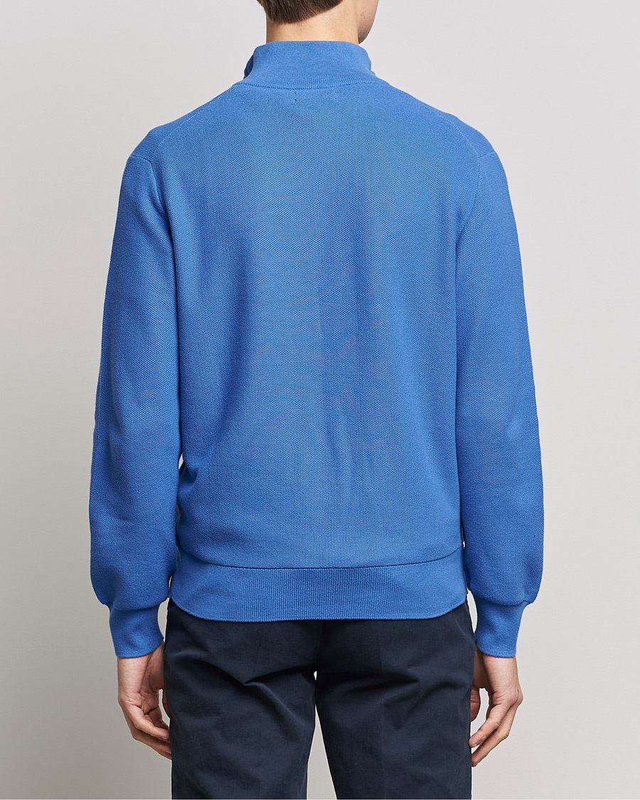 Herr | Tröjor | Polo Ralph Lauren | Cotton Half Zip Maidstone Blue