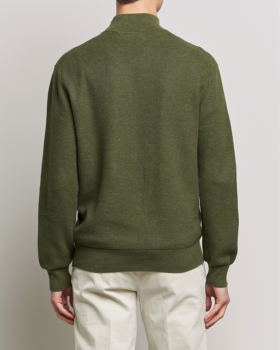 Herr | Tröjor | Polo Ralph Lauren | Cotton Half Zip Olive Heather