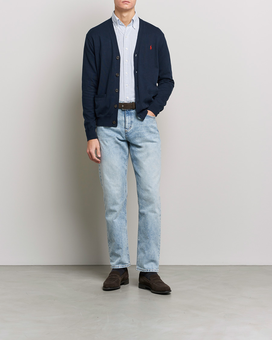 Herr | Tröjor | Polo Ralph Lauren | Cotton Cardigan Hunter Navy