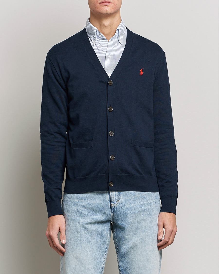 Herr | Preppy Authentic | Polo Ralph Lauren | Cotton Cardigan Hunter Navy