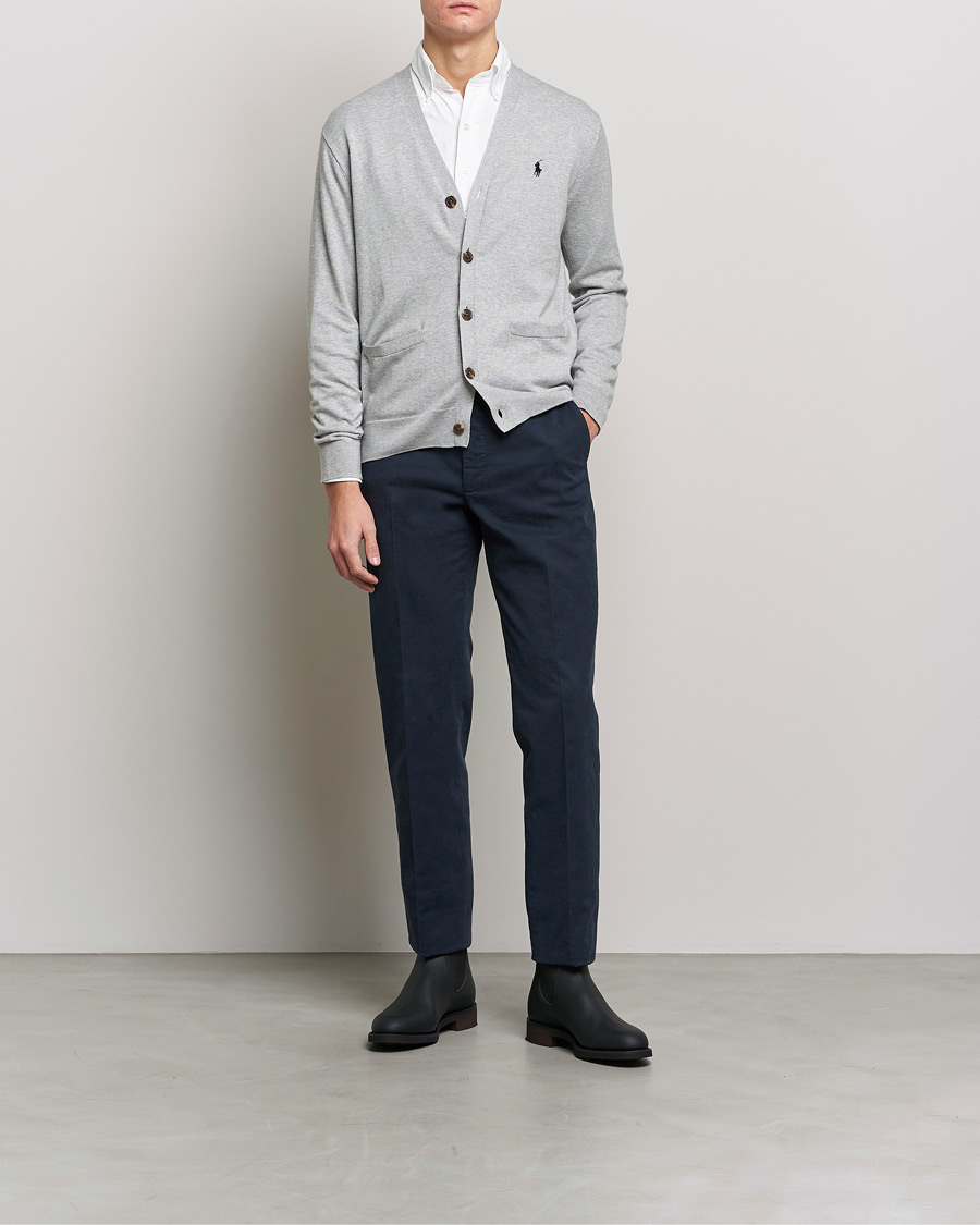 Herr | Tröjor | Polo Ralph Lauren | Cotton Cardigan Andover Heather