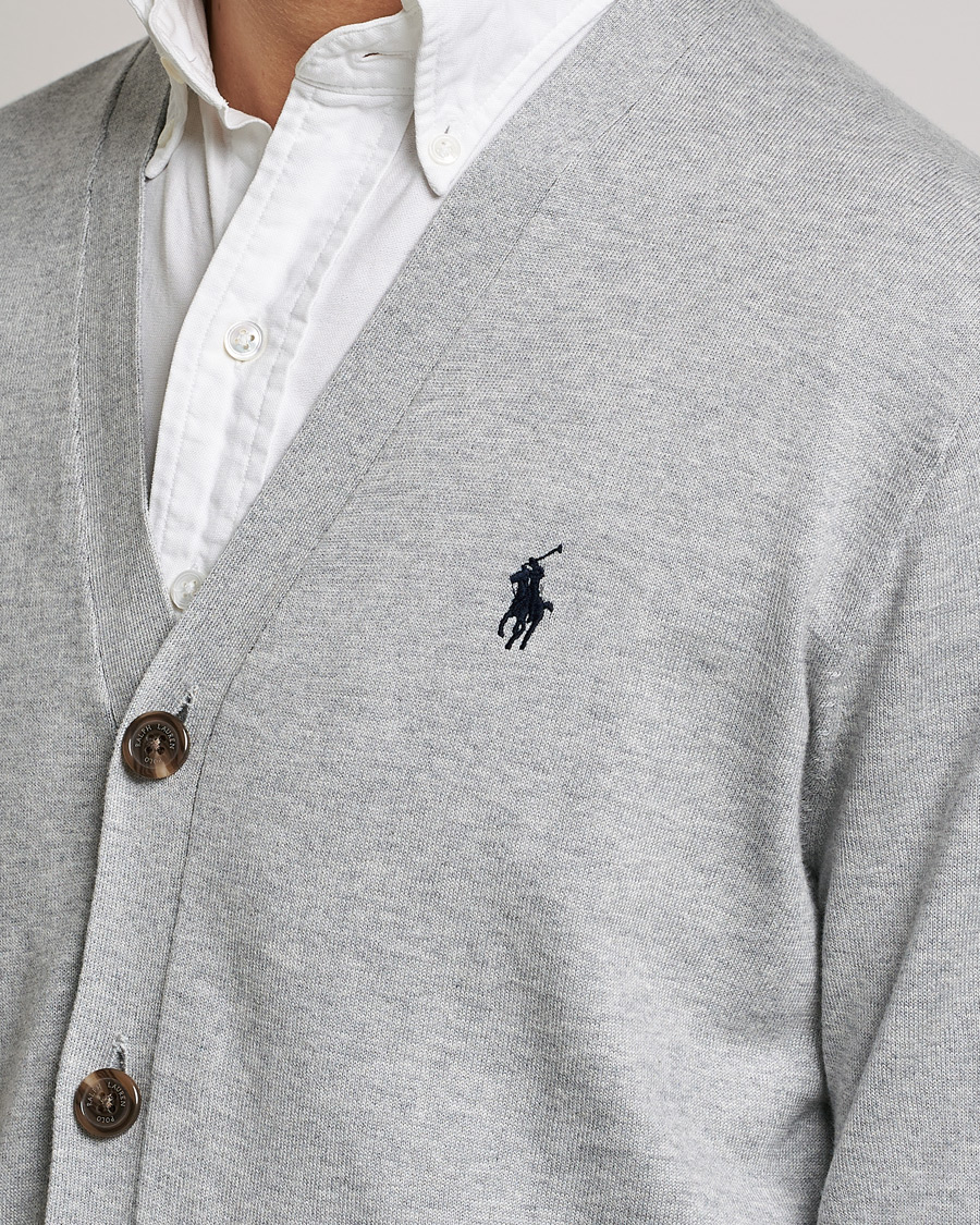 Herr | Tröjor | Polo Ralph Lauren | Cotton Cardigan Andover Heather