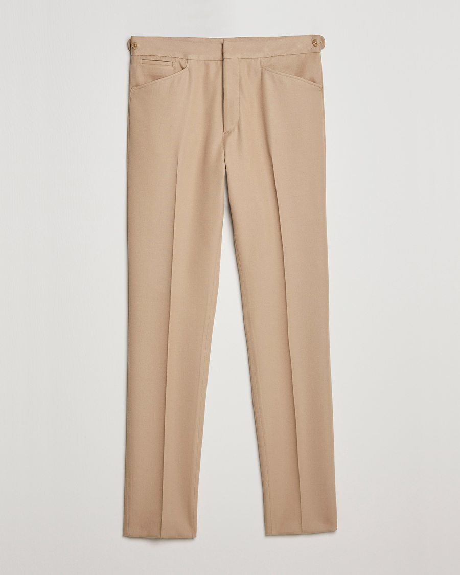 Herr | Byxor | Ralph Lauren Purple Label | Cavalry Twill Trousers Tan