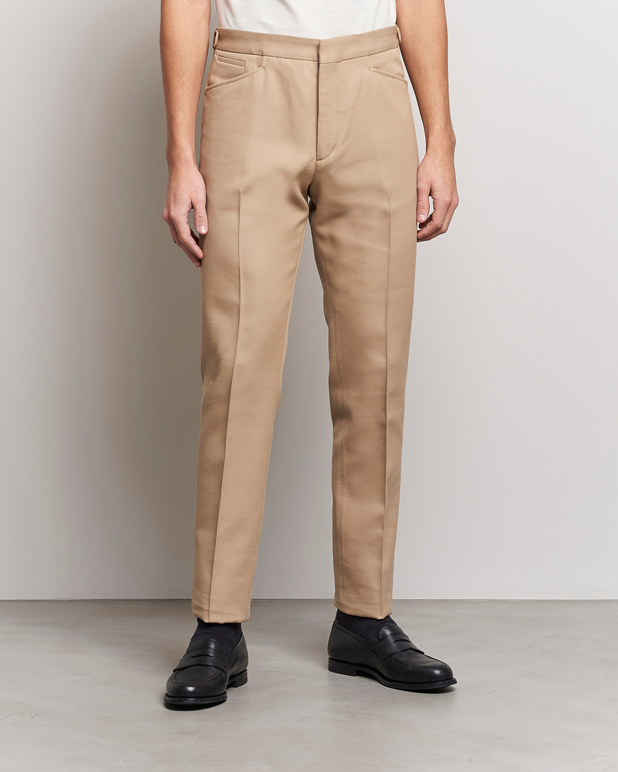 Herr | Byxor | Ralph Lauren Purple Label | Cavalry Twill Trousers Tan