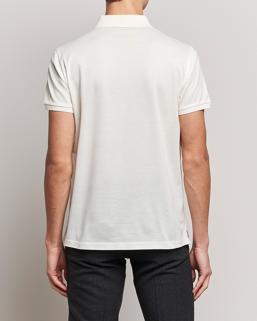Herr | Pikéer | Ralph Lauren Purple Label | Mercerized Cotton Polo Classic Cream